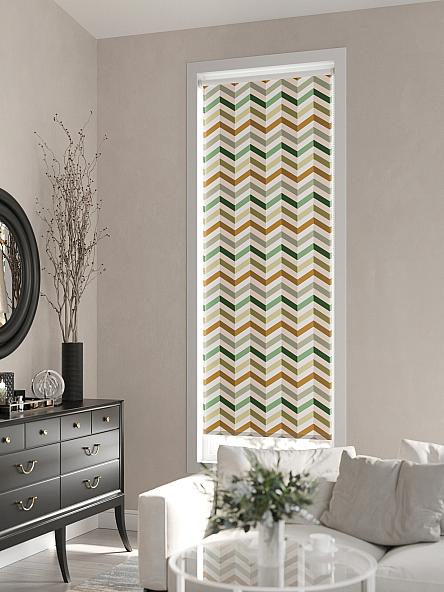 Рулонная штора для кухни для детской Клартис - 77 - ширина 62 см - фото 3