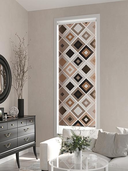 Рулонная штора для кухни для детской Клартис - 88 - ширина 62 см - фото 3