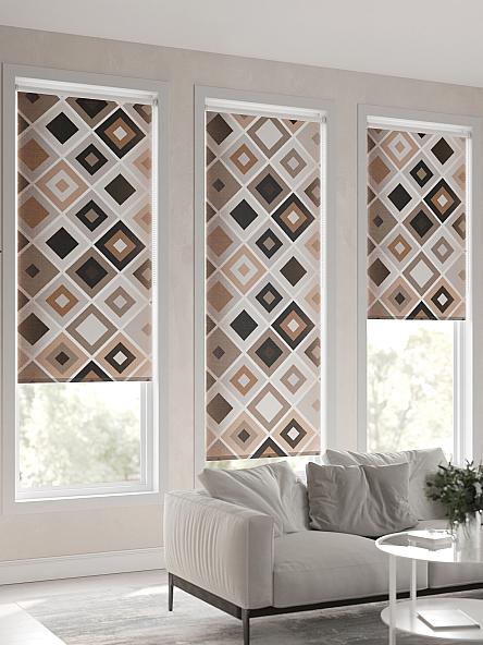 Рулонная штора для кухни для детской Клартис - 88 - ширина 62 см - фото 6