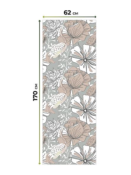 Рулонная штора для кухни для детской Клартис - 93 - ширина 62 см - фото 5