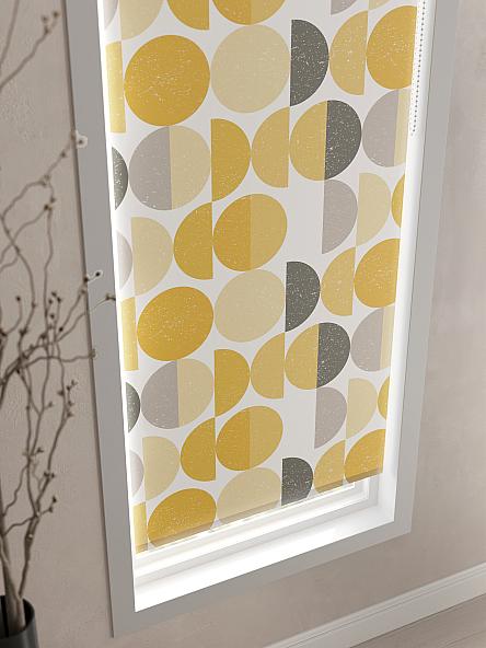 Рулонная штора для кухни для детской Клартис - 101 - ширина 62 см - фото 4