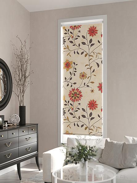 Рулонная штора для кухни для детской Клартис - 102 - ширина 62 см - фото 3