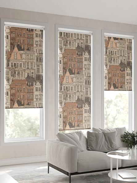 Рулонная штора для кухни для детской Клартис - 103 - ширина 62 см - фото 6