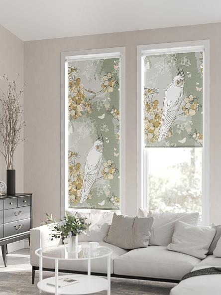 Рулонная штора для кухни для детской Клартис - 107 - ширина 62 см