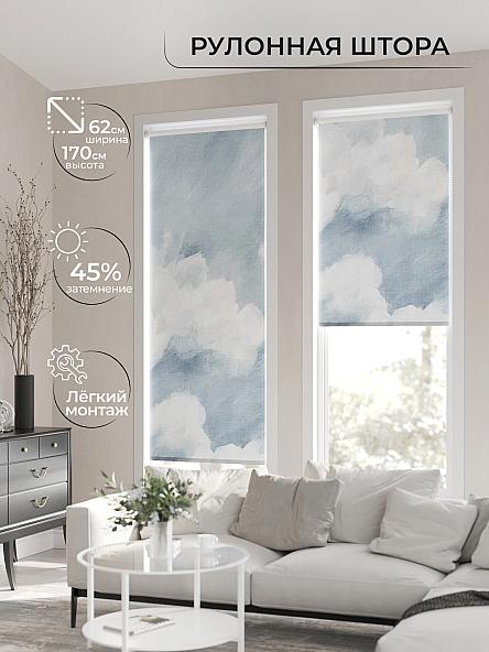 Рулонная штора для кухни для детской Клартис - 111 - ширина 62 см - фото 2