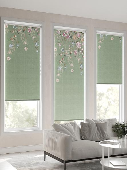 Рулонная штора для кухни для детской Клартис - 112 - ширина 62 см - фото 6