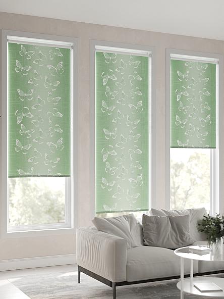 Рулонная штора для кухни для детской Клартис - 115 - ширина 62 см - фото 6