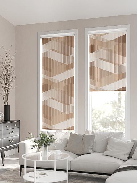 Рулонная штора для кухни для детской Клартис - 121 - ширина 62 см