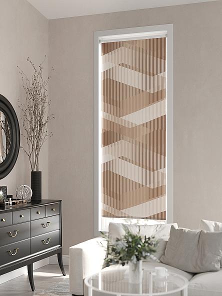 Рулонная штора для кухни для детской Клартис - 121 - ширина 62 см - фото 3