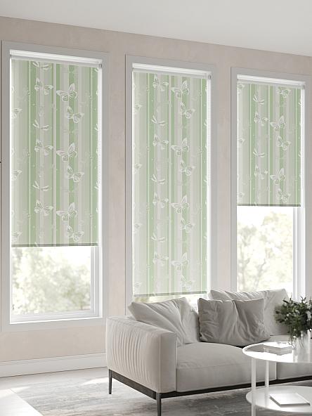 Рулонная штора для кухни для детской Клартис - 122 - ширина 62 см - фото 6