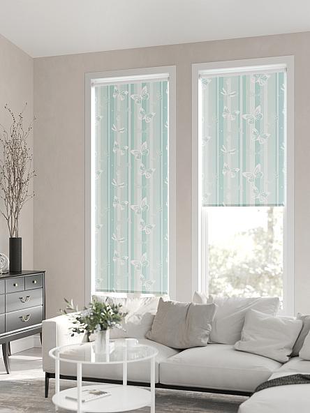 Рулонная штора для кухни для детской Клартис - 123 - ширина 62 см