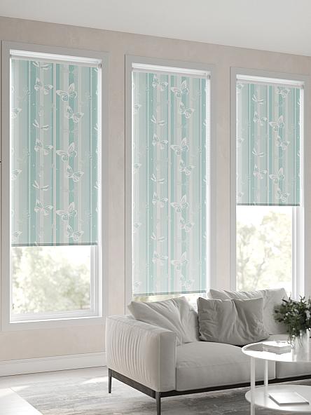 Рулонная штора для кухни для детской Клартис - 123 - ширина 62 см - фото 6