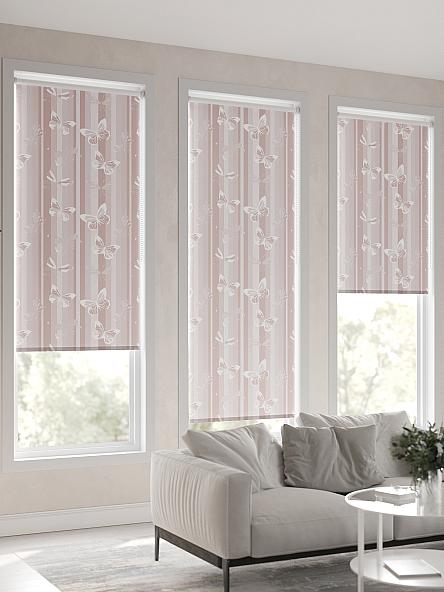 Рулонная штора для кухни для детской Клартис - 124 - ширина 62 см - фото 6