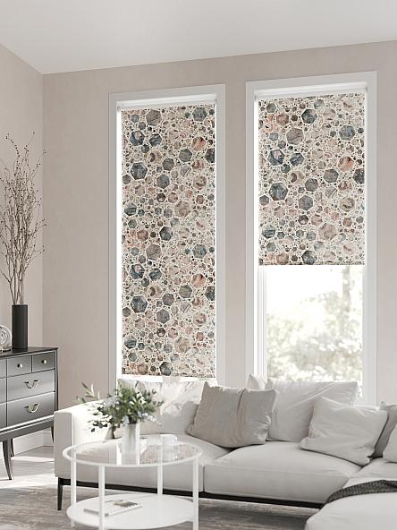 Рулонная штора для кухни для детской Клартис - 126 - ширина 62 см