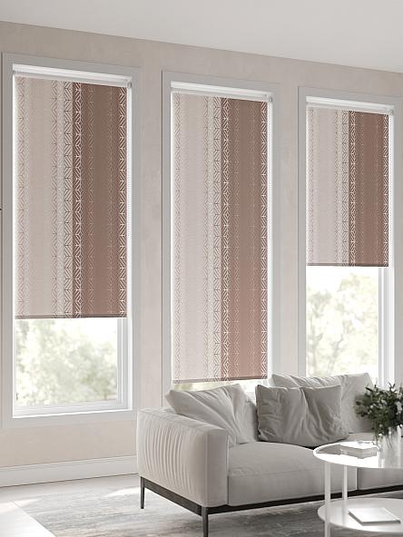 Рулонная штора для кухни для детской Клартис - 130 - ширина 62 см - фото 6