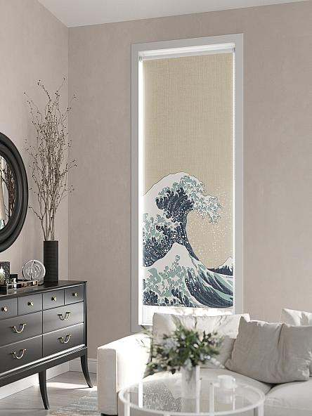 Рулонная штора для кухни для детской Клартис - 137 - ширина 62 см - фото 3