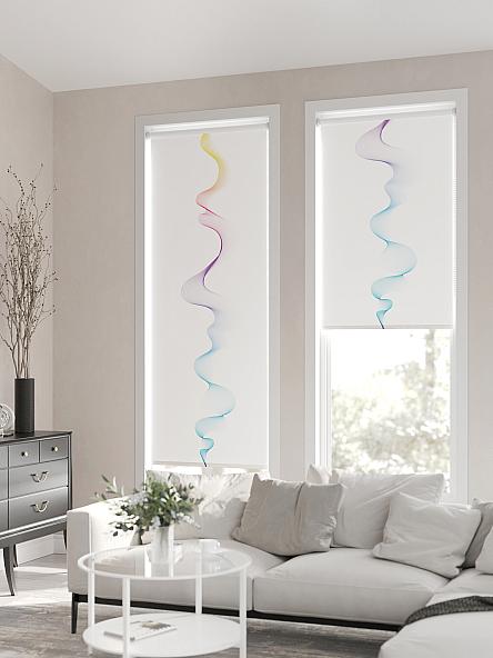 Рулонная штора для кухни для детской Клартис - 138 - ширина 62 см