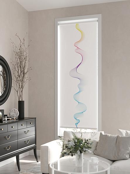 Рулонная штора для кухни для детской Клартис - 138 - ширина 62 см - фото 3