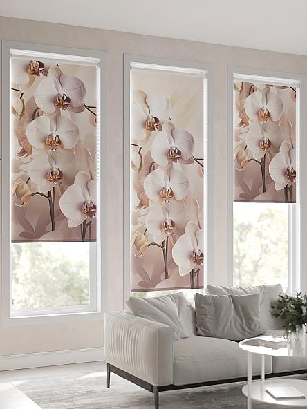 Рулонная штора для кухни для детской Клартис - 141 - ширина 62 см - фото 6