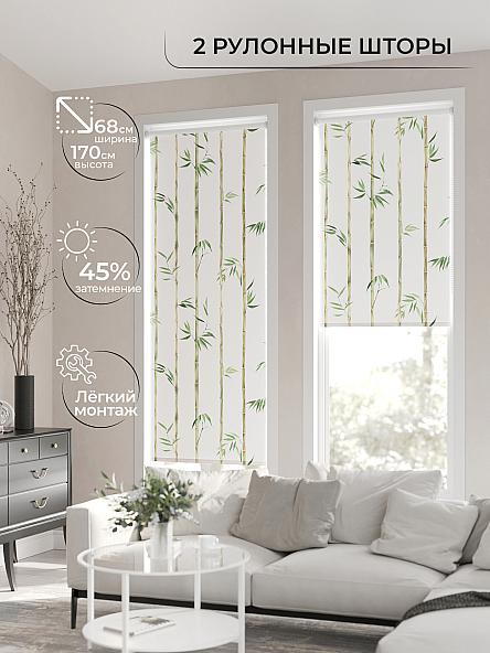 Рулонная штора для кухни для детской Лирикас - 04 - ширина 68 см - фото 2