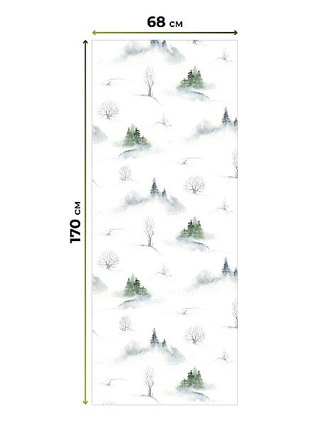 Рулонная штора для кухни для детской Лирикас - 07 - ширина 68 см - фото 5