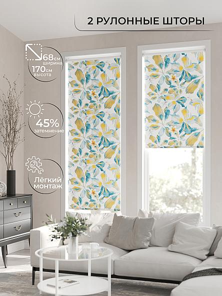 Рулонная штора для кухни для детской Лирикас - 11 - ширина 68 см - фото 2