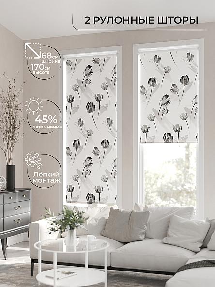 Рулонная штора для кухни для детской Лирикас - 12 - ширина 68 см - фото 2