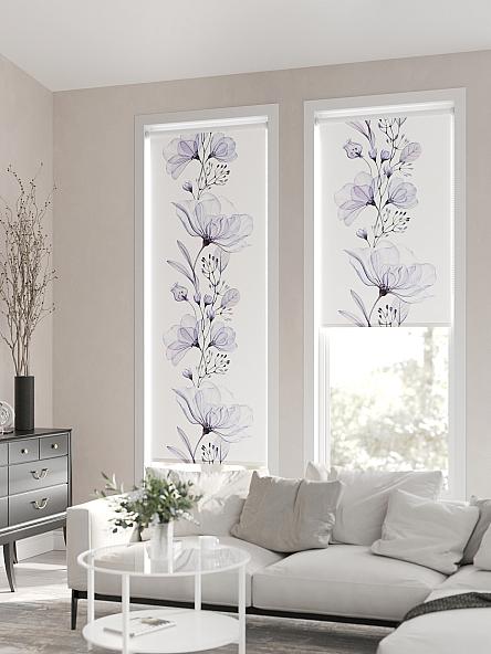 Рулонная штора для кухни для детской Лирикас - 13 - ширина 68 см