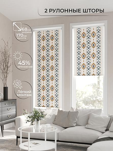 Рулонная штора для кухни для детской Лирикас - 14 - ширина 68 см - фото 2