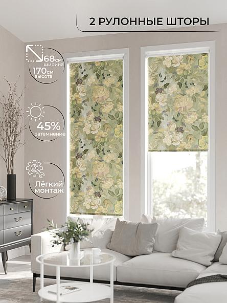 Рулонная штора для кухни для детской Лирикас - 16 - ширина 68 см - фото 2