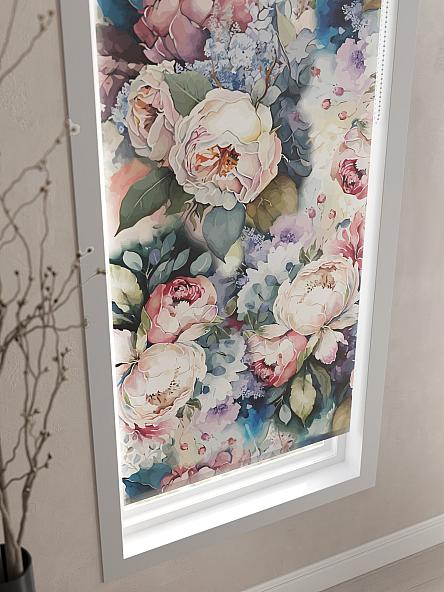 Рулонная штора для кухни для детской Лирикас - 26 - ширина 68 см - фото 4