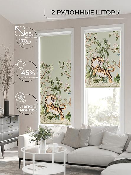 Рулонная штора для кухни для детской Лирикас - 27 - ширина 68 см - фото 2