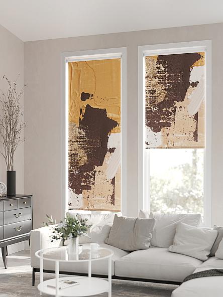 Рулонная штора для кухни для детской Лирикас - 36 - ширина 68 см