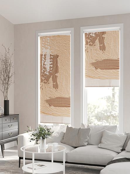 Рулонная штора для кухни для детской Лирикас - 37 - ширина 68 см