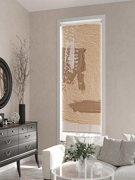 Рулонная штора для кухни для детской Лирикас - 37 - ширина 68 см - фото 3