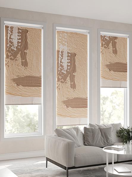 Рулонная штора для кухни для детской Лирикас - 37 - ширина 68 см - фото 6