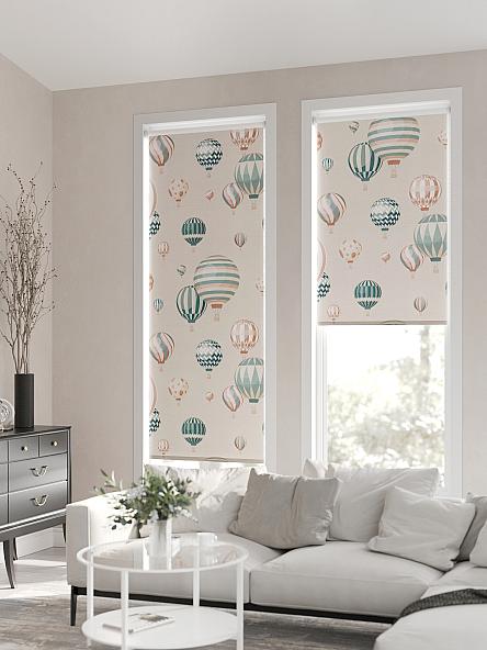 Рулонная штора для кухни для детской Лирикас - 40 - ширина 68 см