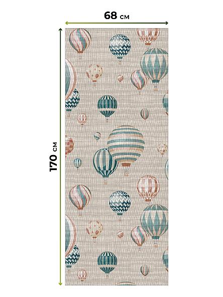 Рулонная штора для кухни для детской Лирикас - 40 - ширина 68 см - фото 5