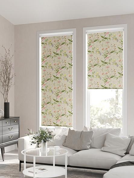 Рулонная штора для кухни для детской Лирикас - 41 - ширина 68 см