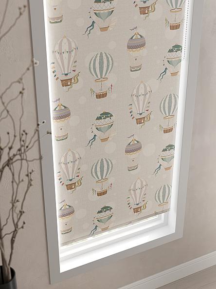 Рулонная штора для кухни для детской Лирикас - 43 - ширина 68 см - фото 4