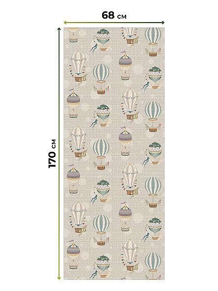 Рулонная штора для кухни для детской Лирикас - 43 - ширина 68 см - фото 5