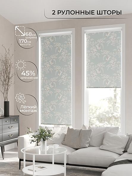 Рулонная штора для кухни для детской Лирикас - 46 - ширина 68 см - фото 2