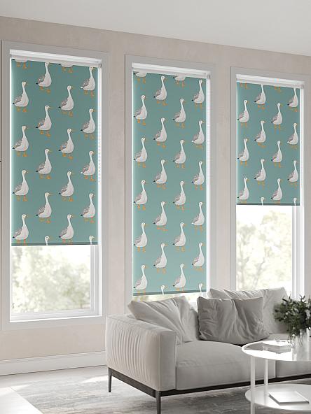 Рулонная штора для кухни для детской Лирикас - 54 - ширина 68 см - фото 6