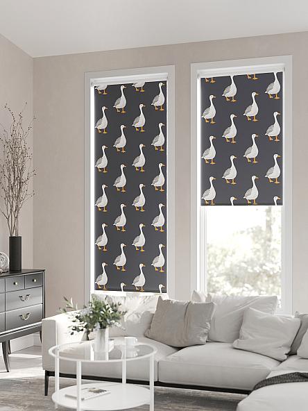 Рулонная штора для кухни для детской Лирикас - 56 - ширина 68 см