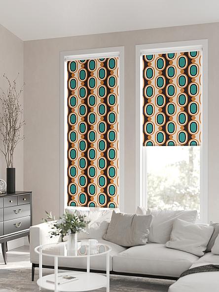 Рулонная штора для кухни для детской Лирикас - 58 - ширина 68 см