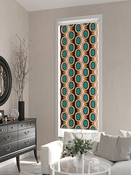 Рулонная штора для кухни для детской Лирикас - 58 - ширина 68 см - фото 3