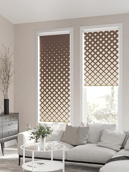 Рулонная штора для кухни для детской Лирикас - 61 - ширина 68 см