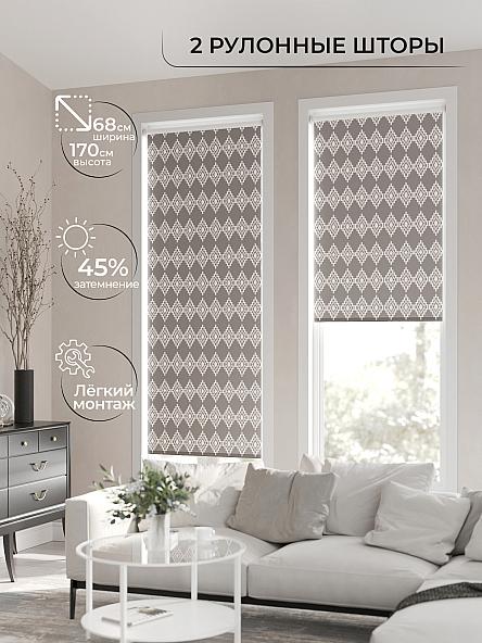 Рулонная штора для кухни для детской Лирикас - 65 - ширина 68 см - фото 2