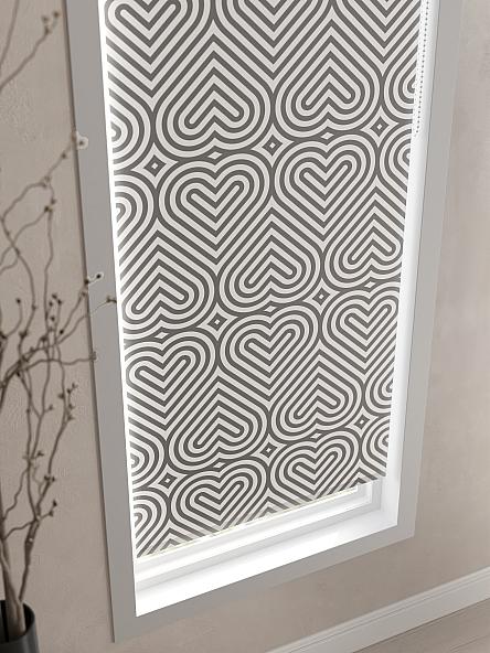 Рулонная штора для кухни для детской Лирикас - 68 - ширина 68 см - фото 4