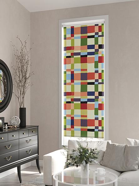 Рулонная штора для кухни для детской Лирикас - 72 - ширина 68 см - фото 3